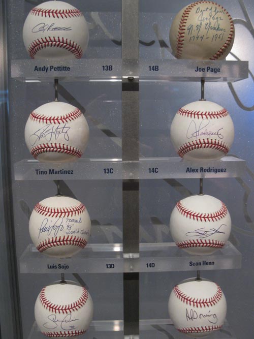 Signed Baseballs, New York Yankees Museum, Yankee Stadium, The Bronx, June 7, 2011