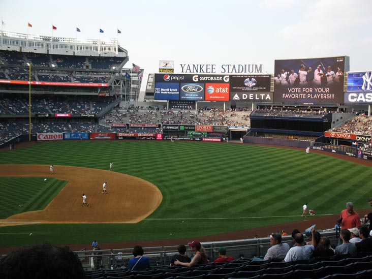 Pregame, New York Yankees vs. Boston Red Sox (Section 214), Yankee Stadium, The Bronx, June 7, 2011