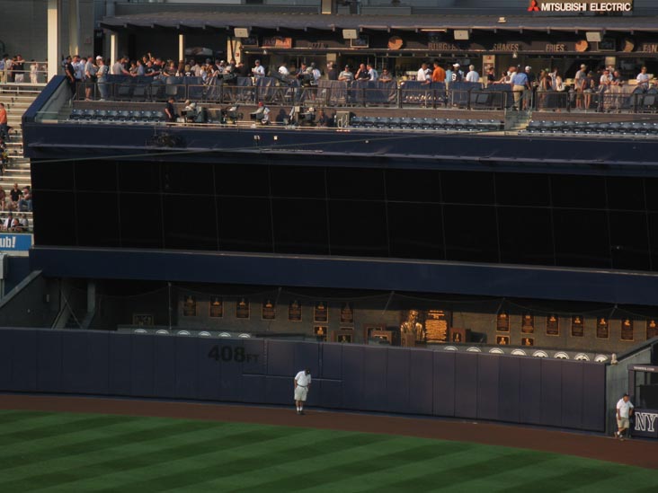 Monument Park From Section 214, Yankee Stadium, The Bronx, June 7, 2011