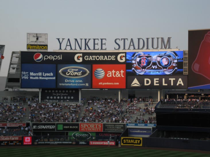 Scoreboard From Section 214, Yankee Stadium, The Bronx, June 7, 2011