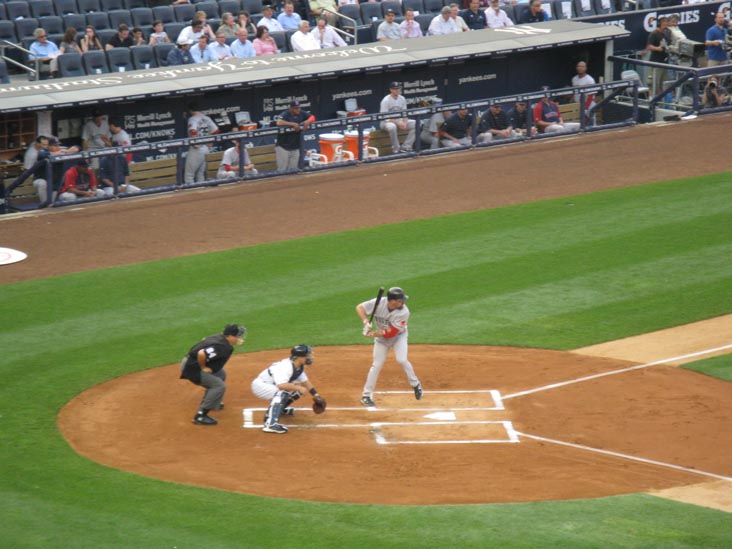 Kevin Youkilis At Bat, New York Yankees vs. Boston Red Sox (Section 214), Yankee Stadium, The Bronx, June 7, 2011