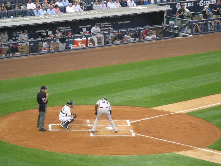 David Ortiz At Bat, New York Yankees vs. Boston Red Sox (Section 214), Yankee Stadium, The Bronx, June 7, 2011