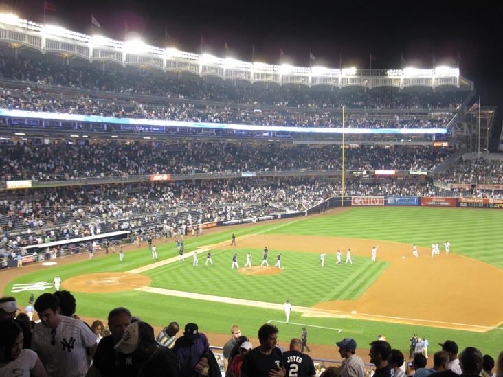 Red Sox Win, New York Yankees vs. Boston Red Sox (Section 214), Yankee Stadium, The Bronx, June 7, 2011