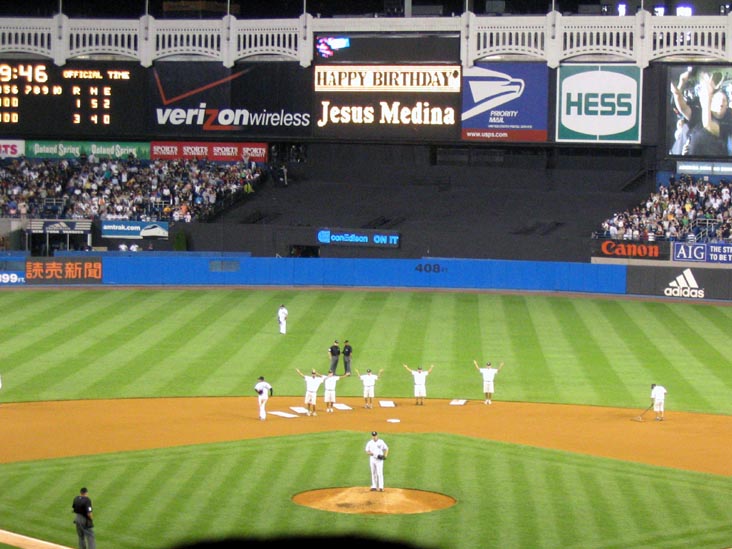 YMCA, End of Sixth Inning, New York Yankees vs. Arizona Diamondbacks, June 12, 2007, Yankee Stadium, The Bronx