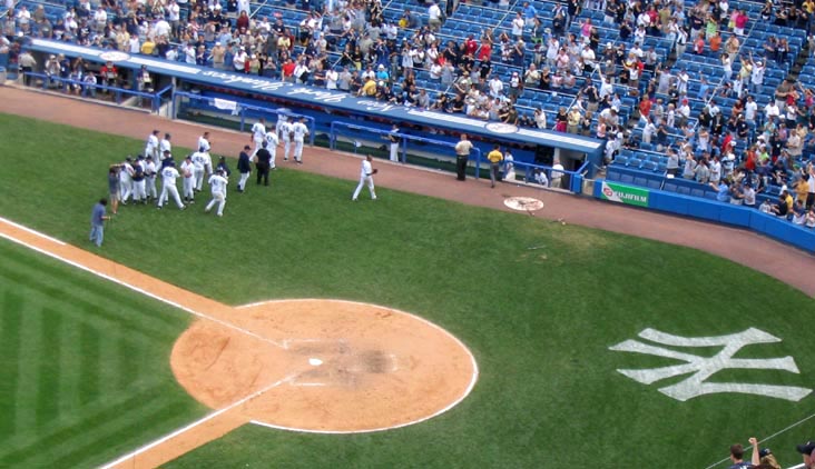 "The Yankees Win . . . The Yankees Win!" New York Yankees vs. San Diego Padres, June 13, 2004, Yankee Stadium, The Bronx