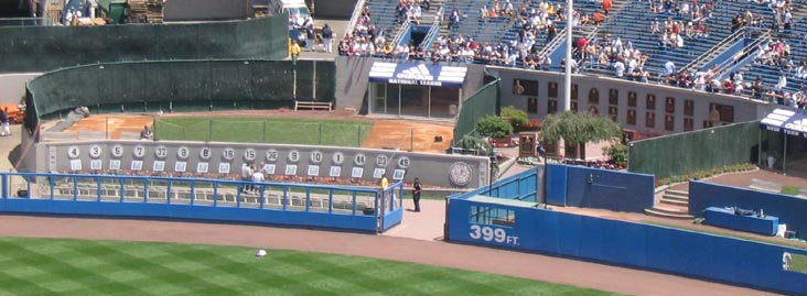 Monument Park, New York Yankees vs. San Diego Padres, June 13, 2004, Yankee Stadium, The Bronx