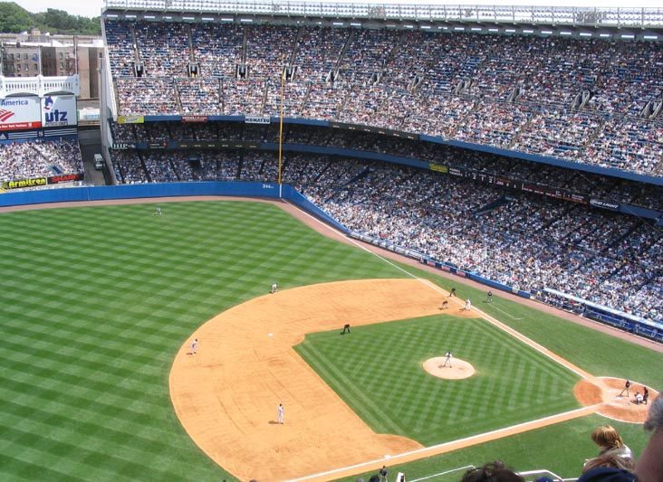 Left Field Tier Section, New York Yankees vs. San Diego Padres, June 13, 2004, Yankee Stadium, The Bronx