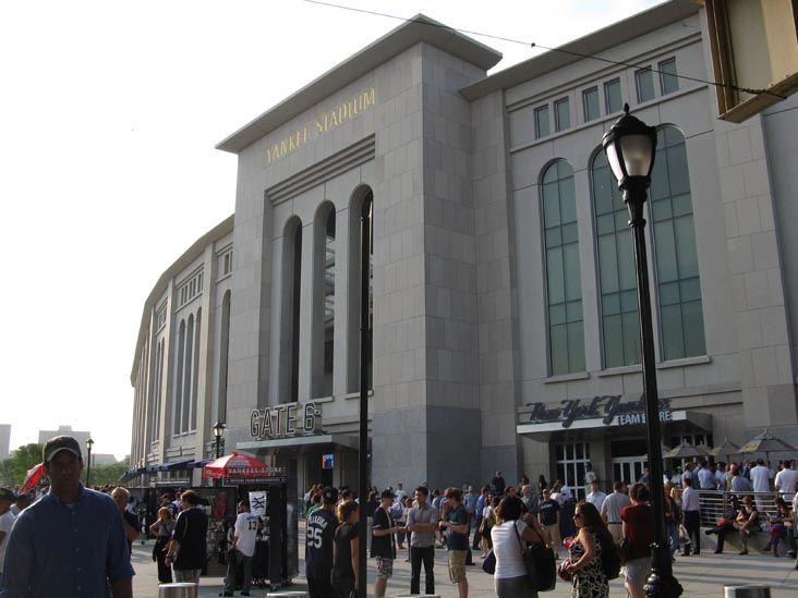 Outside Gate 6, New Yankee Stadium, The Bronx, July 1, 2009