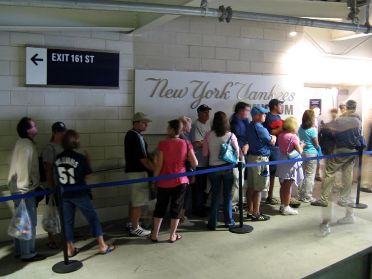 New York Yankees Museum, New Yankee Stadium, The Bronx, July 1, 2009