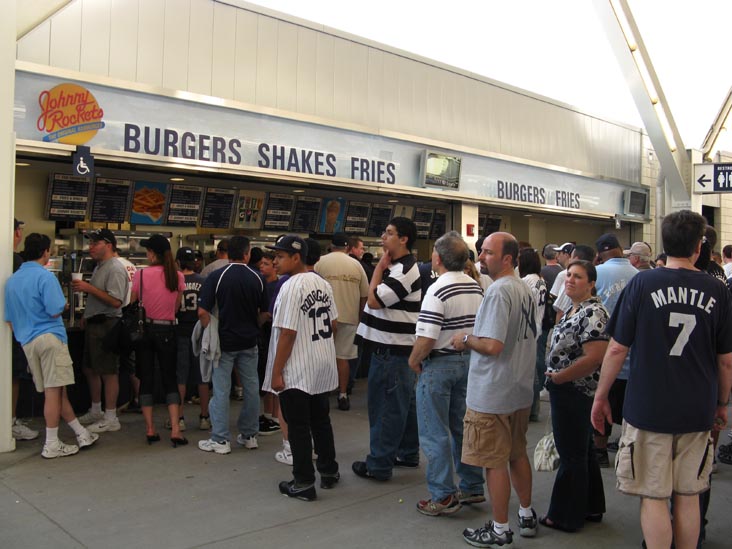 Johnny Rocket's, Terrace Level Concourse, New Yankee Stadium, The Bronx, July 1, 2009