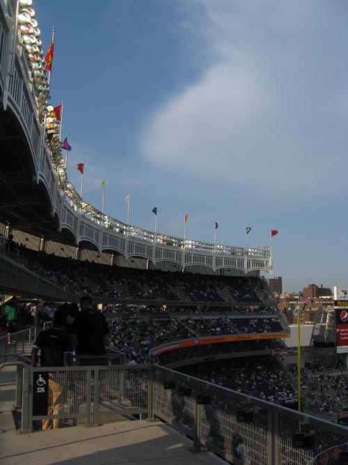 View From Terrace Level Concourse Behind Section 326, New Yankee Stadium, The Bronx, July 1, 2009