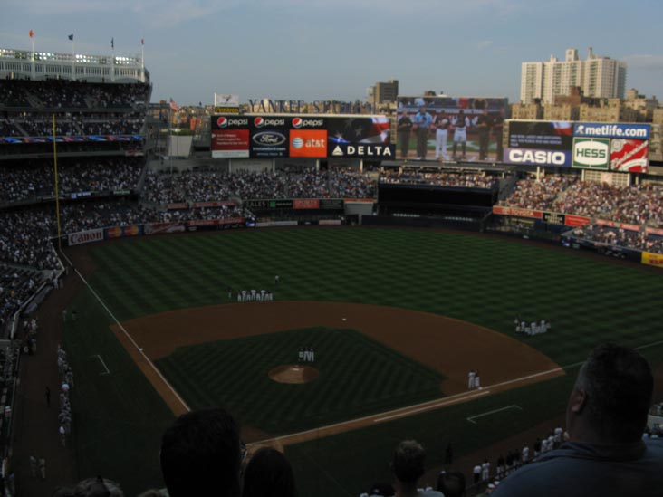 National Anthem, New York Yankees vs. Seattle Mariners (Terrace Suite Section 319), Yankee Stadium, The Bronx, July 1, 2009