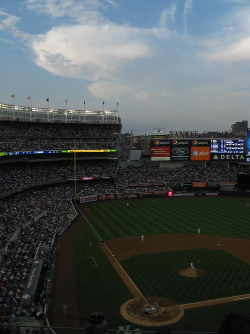 View From Terrace Suite Section 319, New York Yankees vs. Seattle Mariners, Yankee Stadium, The Bronx, July 1, 2009