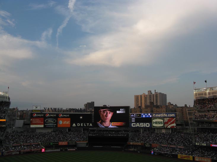 View From Terrace Suite Section 319, New York Yankees vs. Seattle Mariners, Yankee Stadium, The Bronx, July 1, 2009