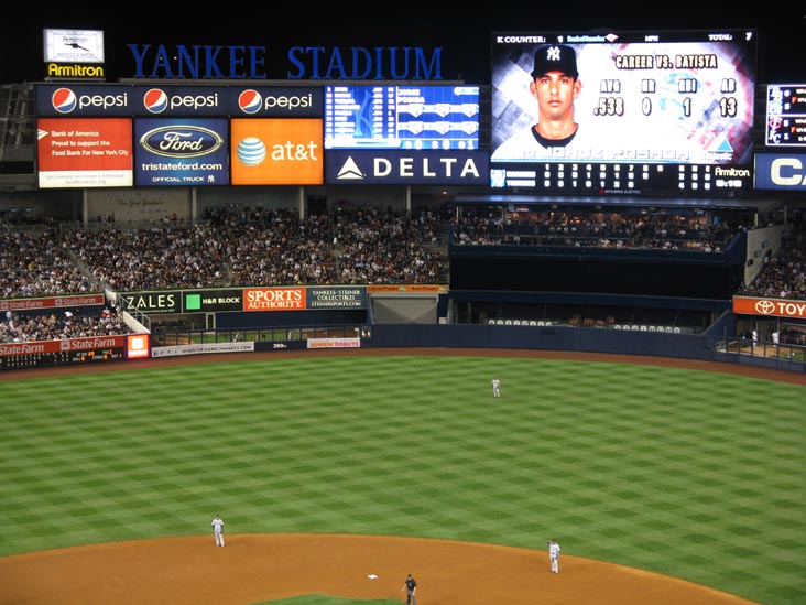 Bottom Of Eighth Inning, View From Terrace Suite Section 319, New York Yankees vs. Seattle Mariners, Yankee Stadium, The Bronx, July 1, 2009