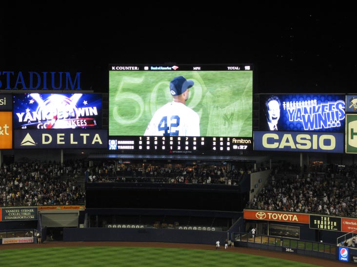 Mariano Rivera 502nd Career Save, New York Yankees vs. Seattle Mariners, Yankee Stadium, The Bronx, July 1, 2009