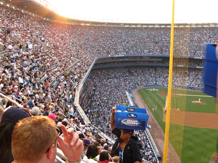 Tier Reserved Section 29, New York Yankees vs. Baltimore Orioles, Yankee Stadium, The Bronx, July 28, 2008