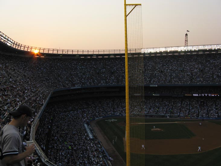 Tier Reserved Section 29, New York Yankees vs. Baltimore Orioles, Yankee Stadium, The Bronx, July 28, 2008