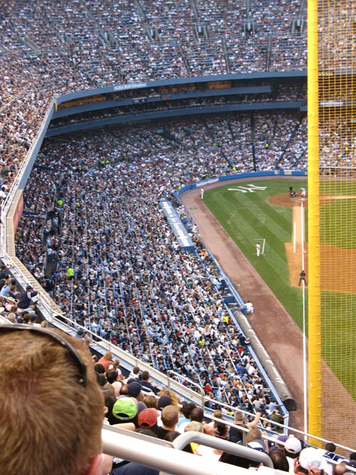 Tier Reserved Section 29, New York Yankees vs. Baltimore Orioles, Yankee Stadium, The Bronx, July 28, 2008