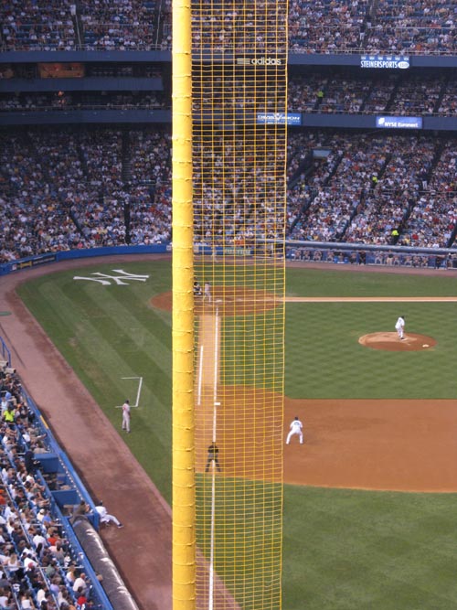 Tier Reserved Section 29, New York Yankees vs. Baltimore Orioles, Yankee Stadium, The Bronx, July 28, 2008
