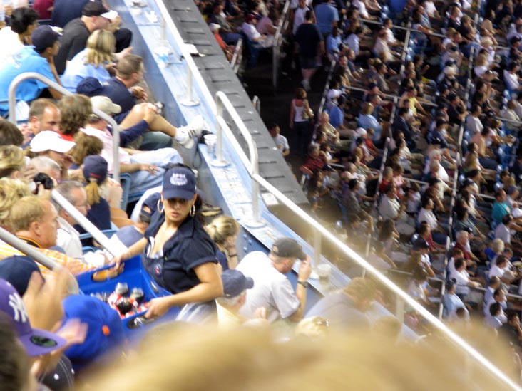 Soda Vendor, Tier Reserved Section 29, New York Yankees vs. Baltimore Orioles, Yankee Stadium, The Bronx, July 28, 2008