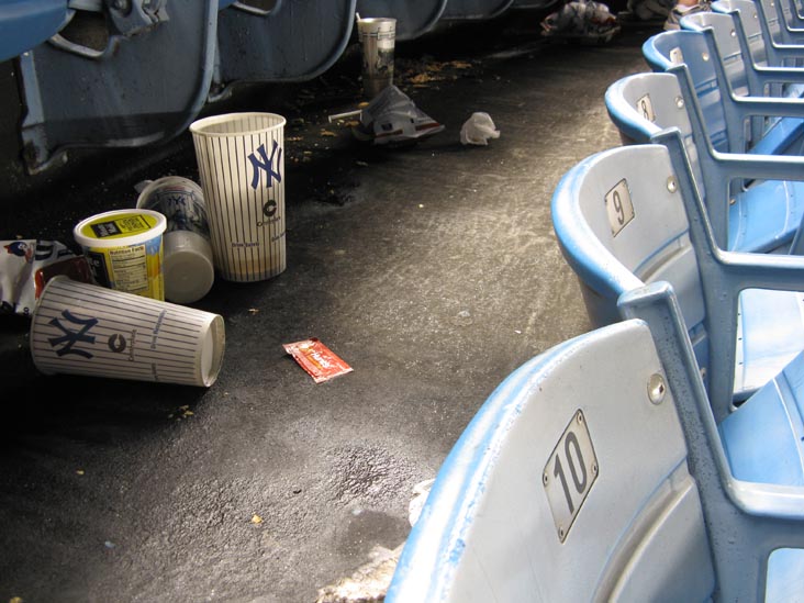 Tier Reserved Section 29, New York Yankees vs. Baltimore Orioles, Yankee Stadium, The Bronx, July 28, 2008