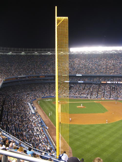 Tier Reserved Section 29, New York Yankees vs. Baltimore Orioles, Yankee Stadium, The Bronx, July 28, 2008
