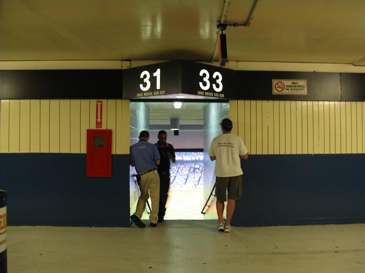 Loge Sections 31-33 Entrance, Yankee Stadium, The Bronx, July 28, 2008