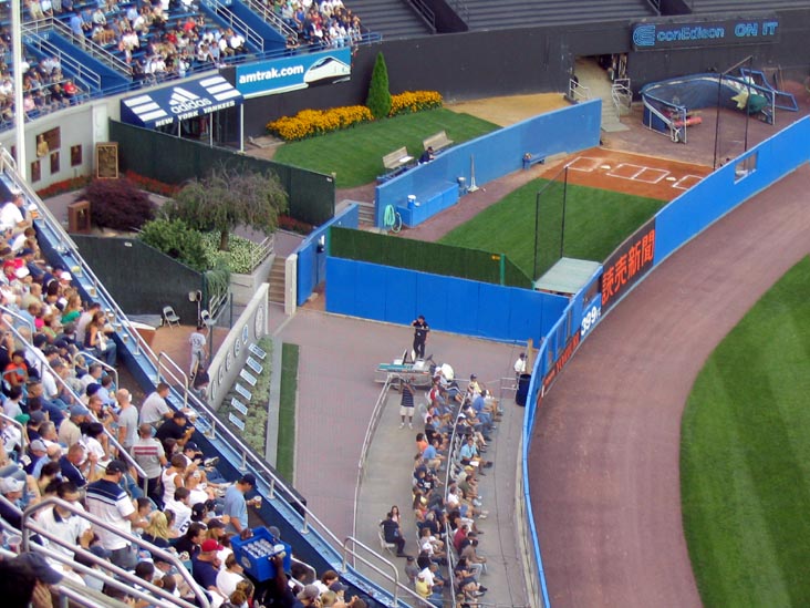 Monument Park From Tier Section 28, New York Yankees vs. Chicago White Sox, July 31, 2007, Yankee Stadium, The Bronx