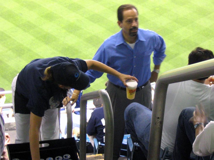 Beer Vendor, New York Yankees vs. Chicago White Sox, July 31, 2007, Yankee Stadium, The Bronx