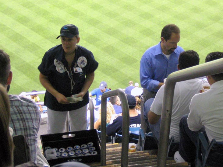 Beer Vendor, New York Yankees vs. Chicago White Sox, July 31, 2007, Yankee Stadium, The Bronx