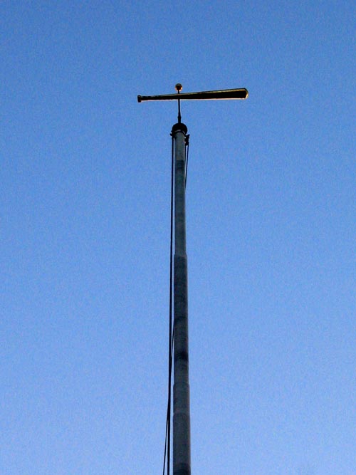 Weather Vane Atop Flagpole, New York Yankees vs. Tampa Bay Devil Rays, September 7, 2005, Yankee Stadium, The Bronx