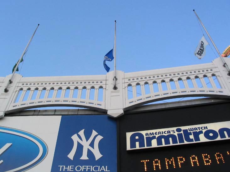 Flagpoles, Scoreboard, Yankee Stadium