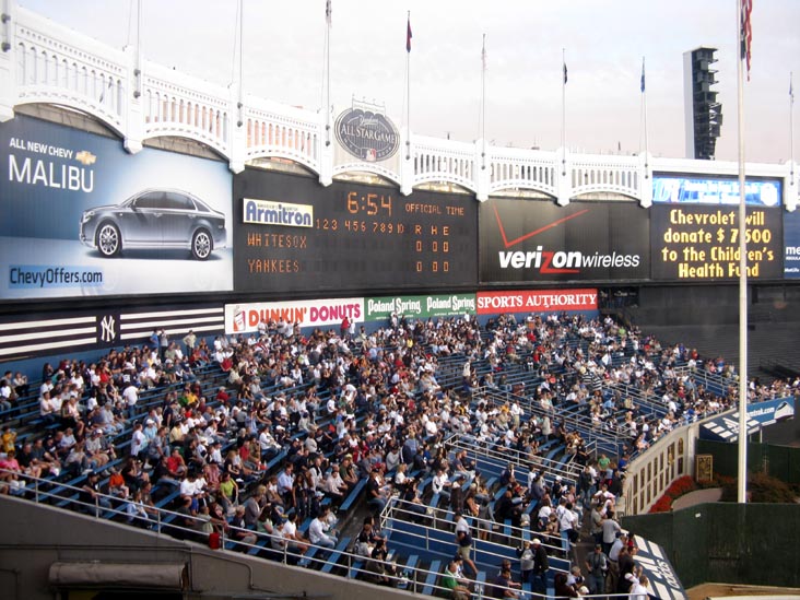Bleachers, Yankee Stadium, The Bronx, September 17, 2008