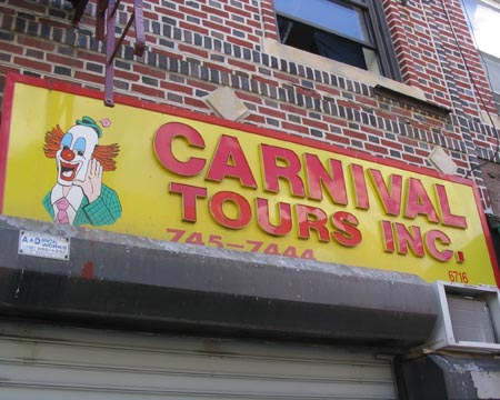 Carnival Tours, Inc., 6716 Fifth Avenue, Bay Ridge, Brooklyn