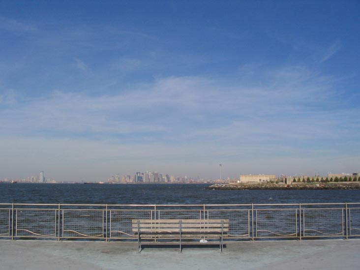 Lower Manhattan from Veterans Memorial Pier, Bay Ridge, Brooklyn