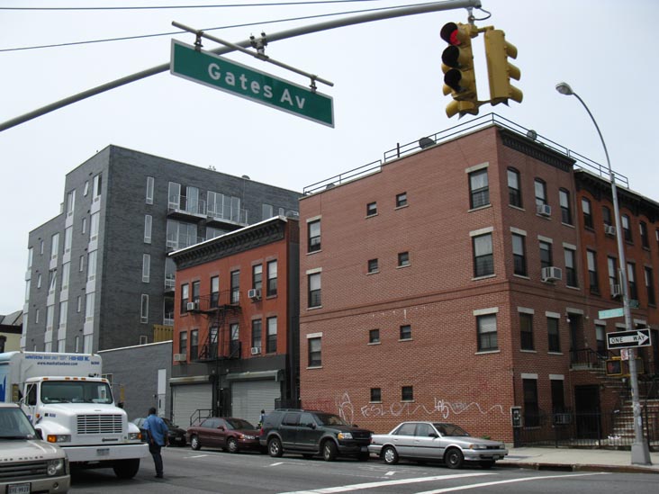 Bedford Avenue and Gates Avenue, SW Corner, Bedford-Stuyvesant, Brooklyn