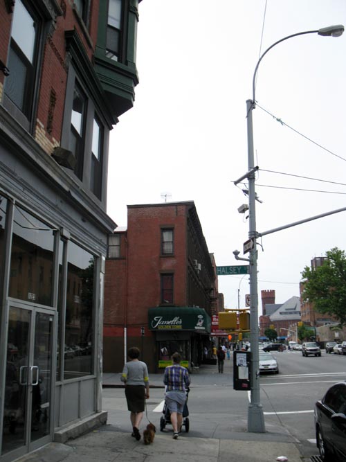 Bedford Avenue and Halsey Street, NE Corner, Bedford-Stuyvesant, Brooklyn