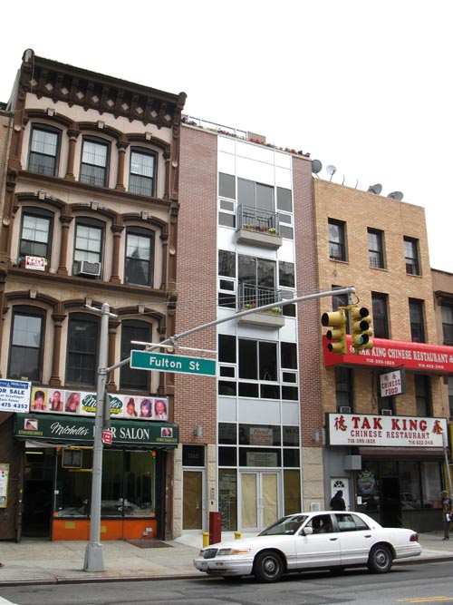 North Side of Fulton Street at New York Avenue, Bedford-Stuyvesant, Brooklyn