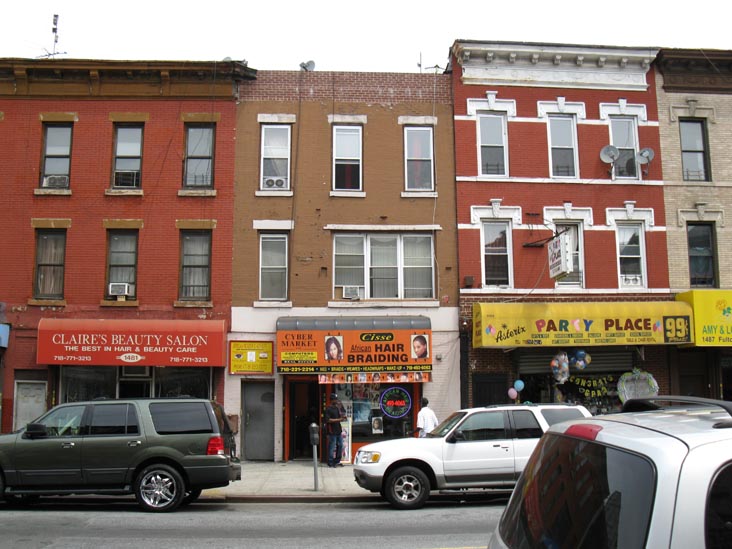 North Side of Fulton Street Between Tompkins Avenue and Kingston Avenue, Bedford-Stuyvesant, Brooklyn