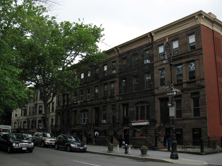 Stuyvesant Avenue and Chauncey Street, NE Corner, Across From Fulton Park, Bedford-Stuyvesant, Brooklyn, May 23, 2010