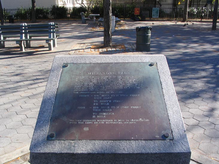 Milestone Park Tablet, Bensonhurst, Brooklyn