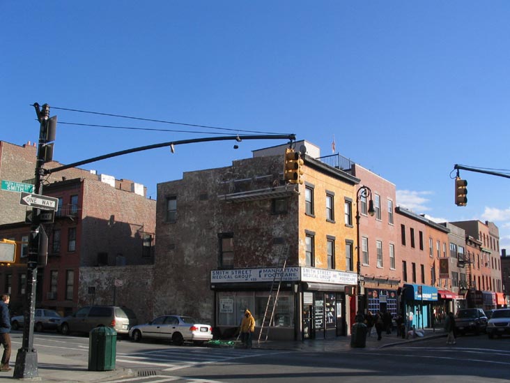 Smith Street and Dean Street, SE Corner, Boerum Hill, Brooklyn