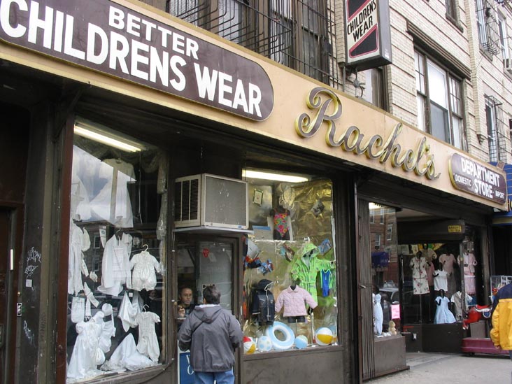 Rachel's, West Side of Thirteenth Avenue between 42nd and 43rd Streets, Borough Park, Brooklyn