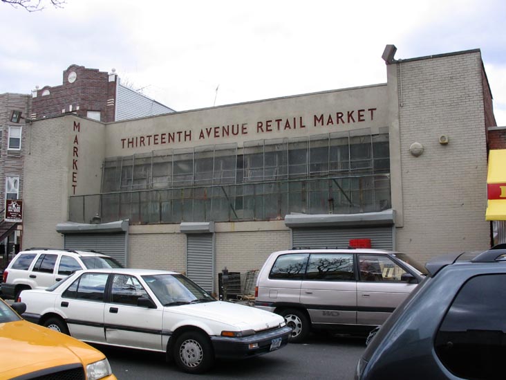 Thirteenth Avenue Retail Market, 40th Street Entrance, Borough Park, Brooklyn