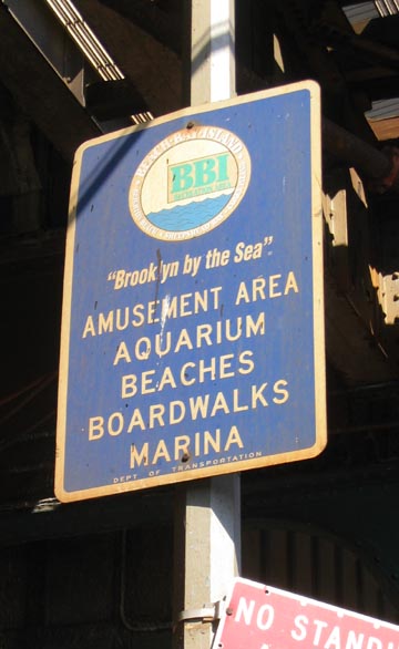 Beach Bay Island Sign, "Brooklyn By The Sea," Brighton Beach Avenue, Brooklyn