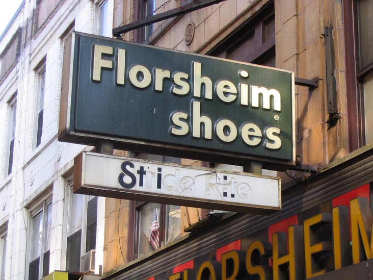 Florsheim Shoes-Stride Rite Sign, 616 Brighton Beach Avenue, Brighton Beach, Brooklyn