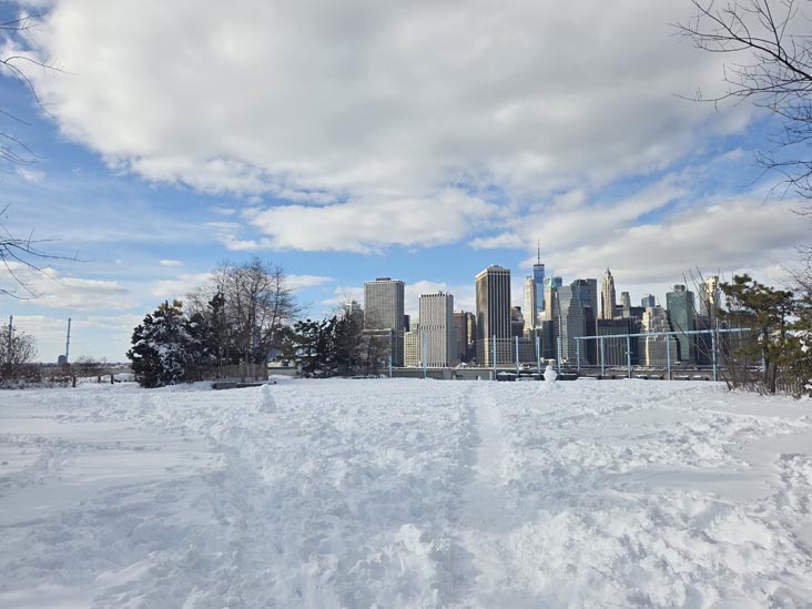 Liberty Lawn, Pier 6, Brooklyn Bridge Park, Brooklyn, February 24, 2026