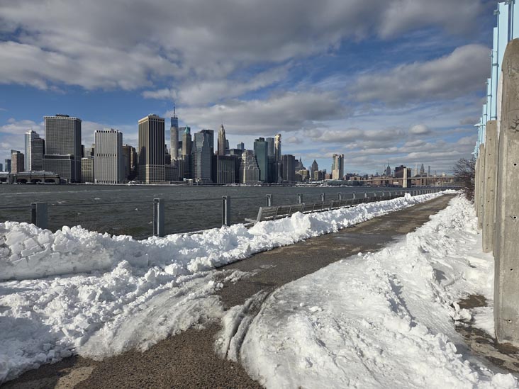 Lower Manhattan From Pier 6, Brooklyn Bridge Park, Brooklyn, February 24, 2026