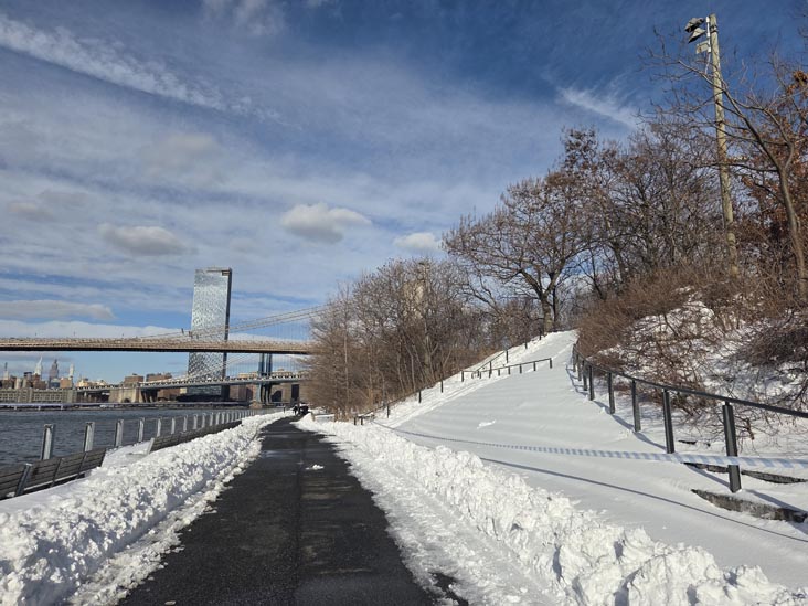 Granite Prospect, Pier 1, Brooklyn Bridge Park, Brooklyn, February 24, 2026